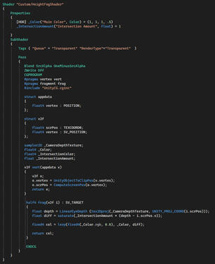 Height Fog Shader